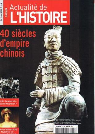 Actualité de l'histoire, numéro d'avril-mai 2008